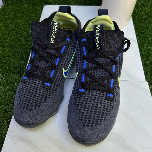 Nike Air Vapormax 2021 Flyknit Obsidian Light Lemon Twist Racer
Blue Black S 8.5 - Picture 7 of 12